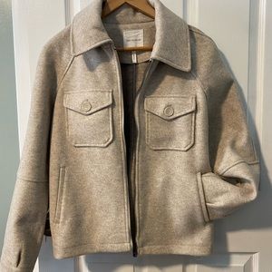 Zip up utility jacket.